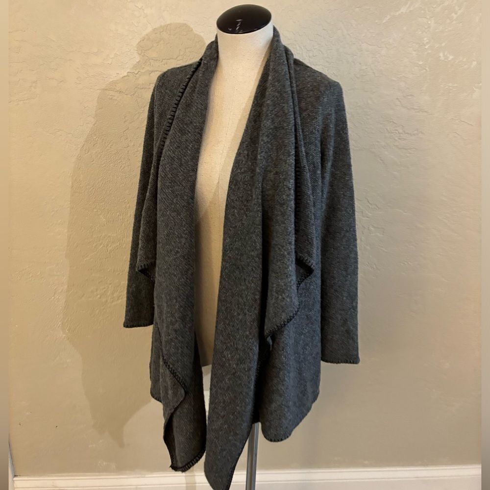 Banana Republic Gray Open Front Women's Sweater Sz Med